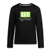 U1 - Teenager Langarmshirt - Schwarz