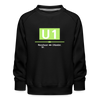 U1 - Kinder Premium Sweatshirt - Schwarz