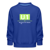 U1 - Kinder Premium Sweatshirt - Royalblau