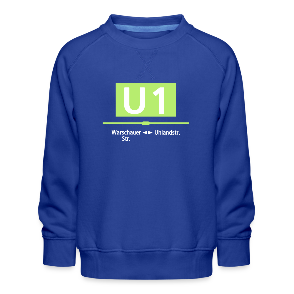 U1 - Kinder Premium Sweatshirt - Royalblau