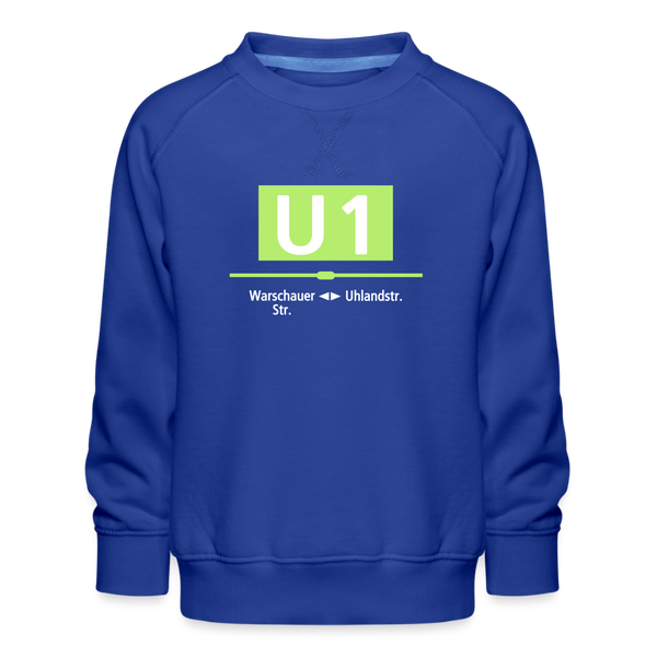 U1 - Kinder Premium Sweatshirt - Royalblau