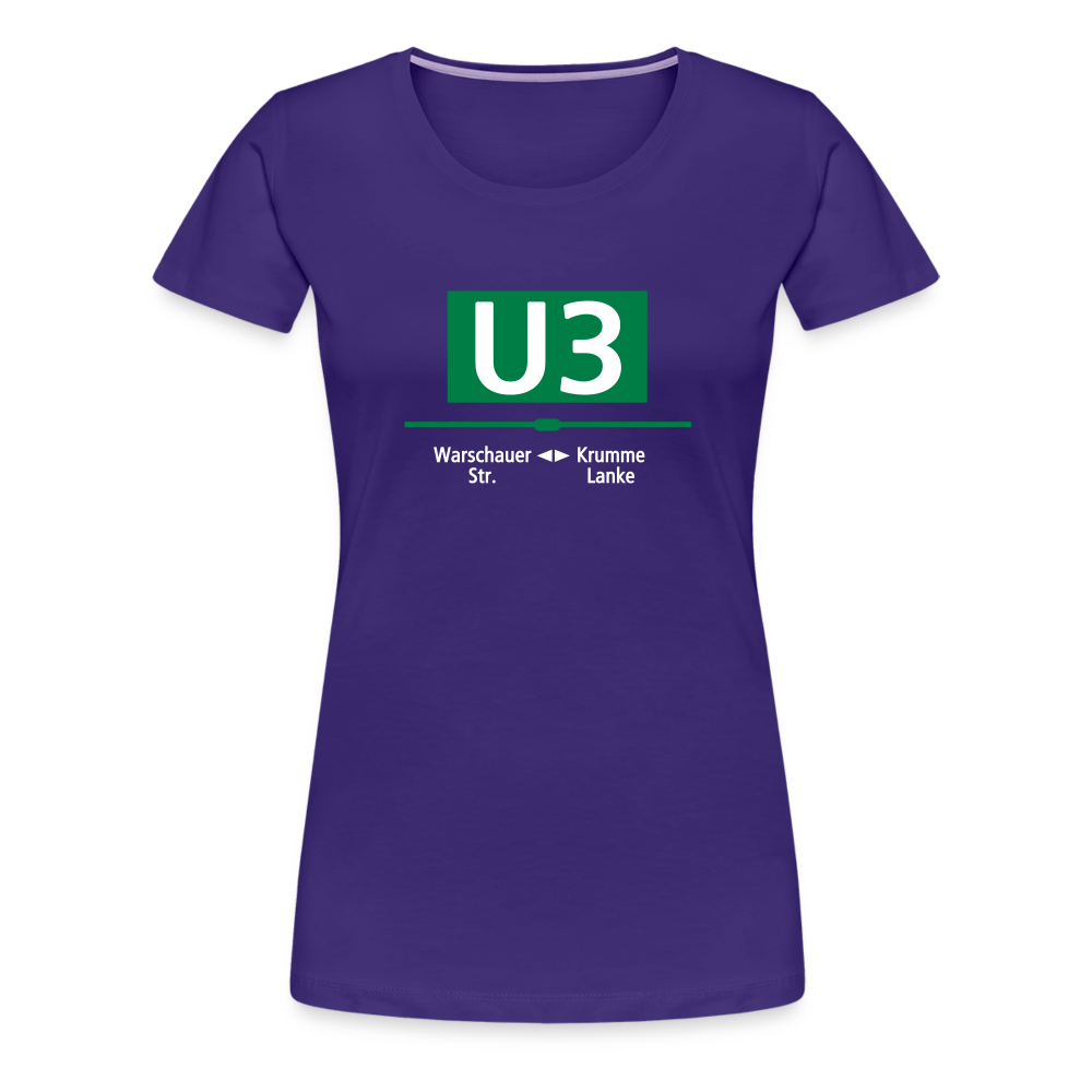 U3 - Frauen Premium T-Shirt - Lila