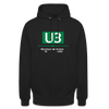 U3 - Unisex Hoodie - Schwarz