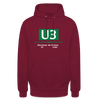 U3 - Unisex Hoodie - Bordeaux