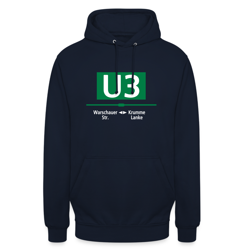 U3 - Unisex Hoodie - Navy