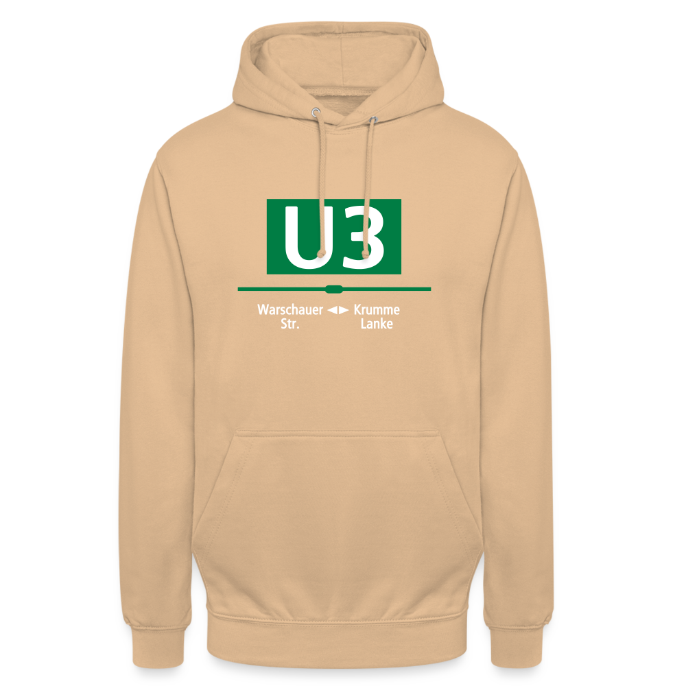 U3 - Unisex Hoodie - Beige