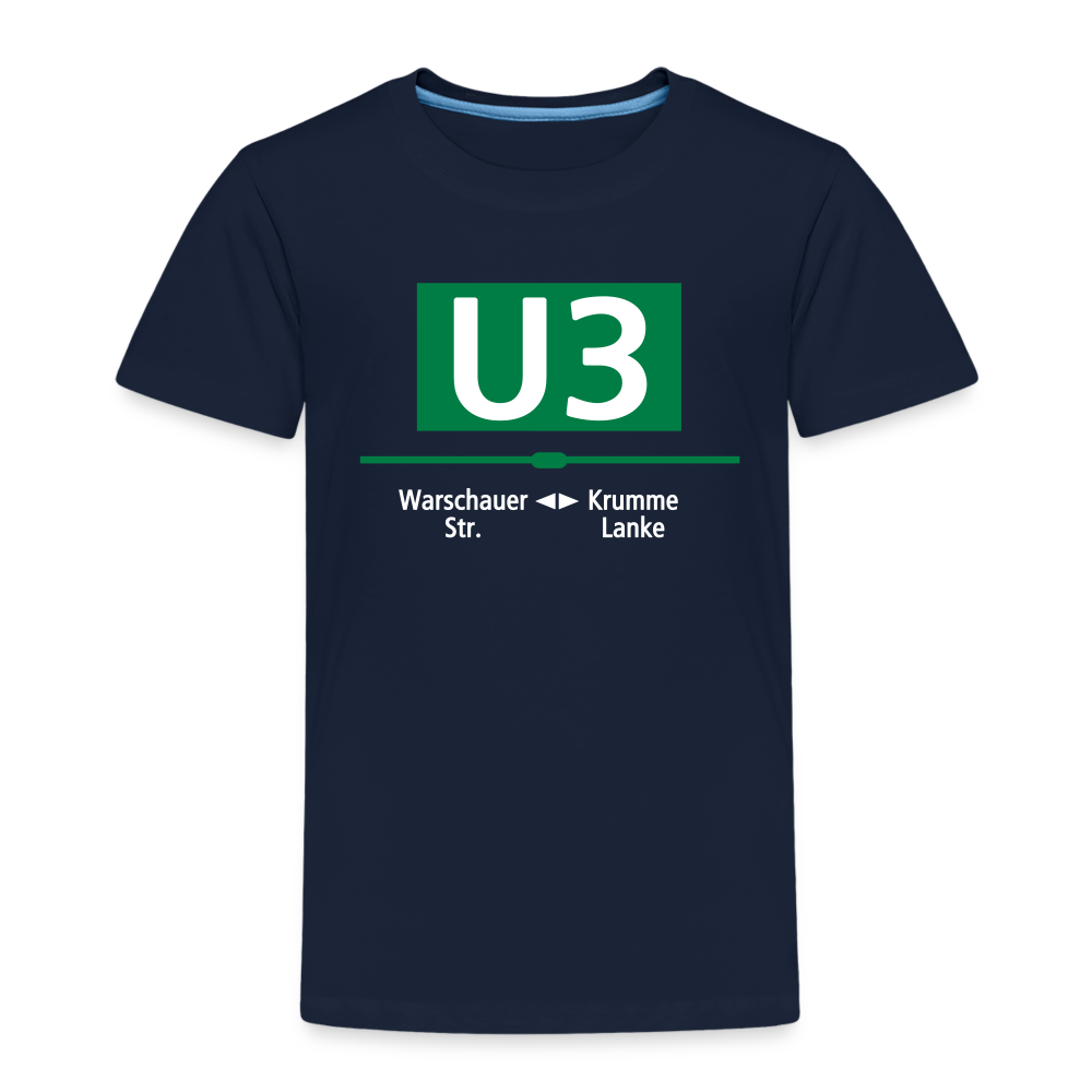 U3 - Kinder Premium T-Shirt - Navy