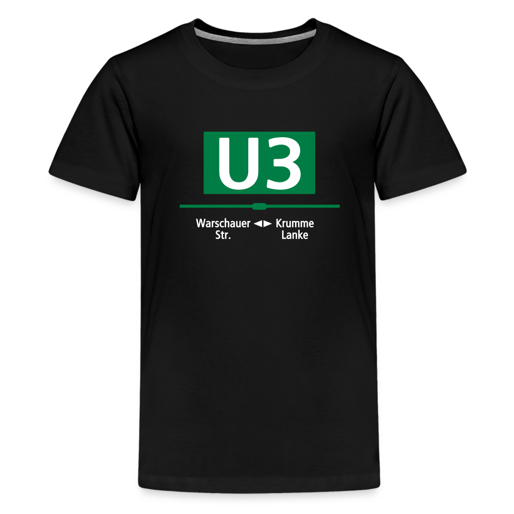 U3 - Teenager Premium T-Shirt - Schwarz