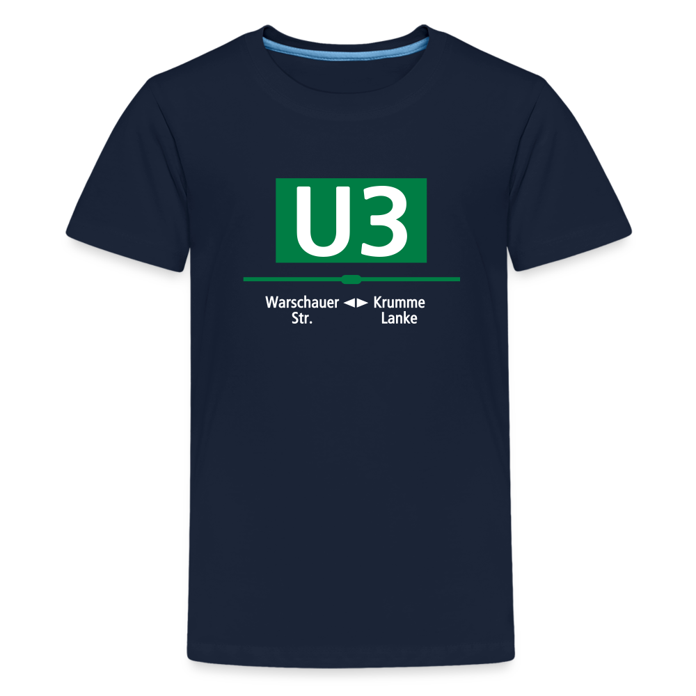 U3 - Teenager Premium T-Shirt - Navy