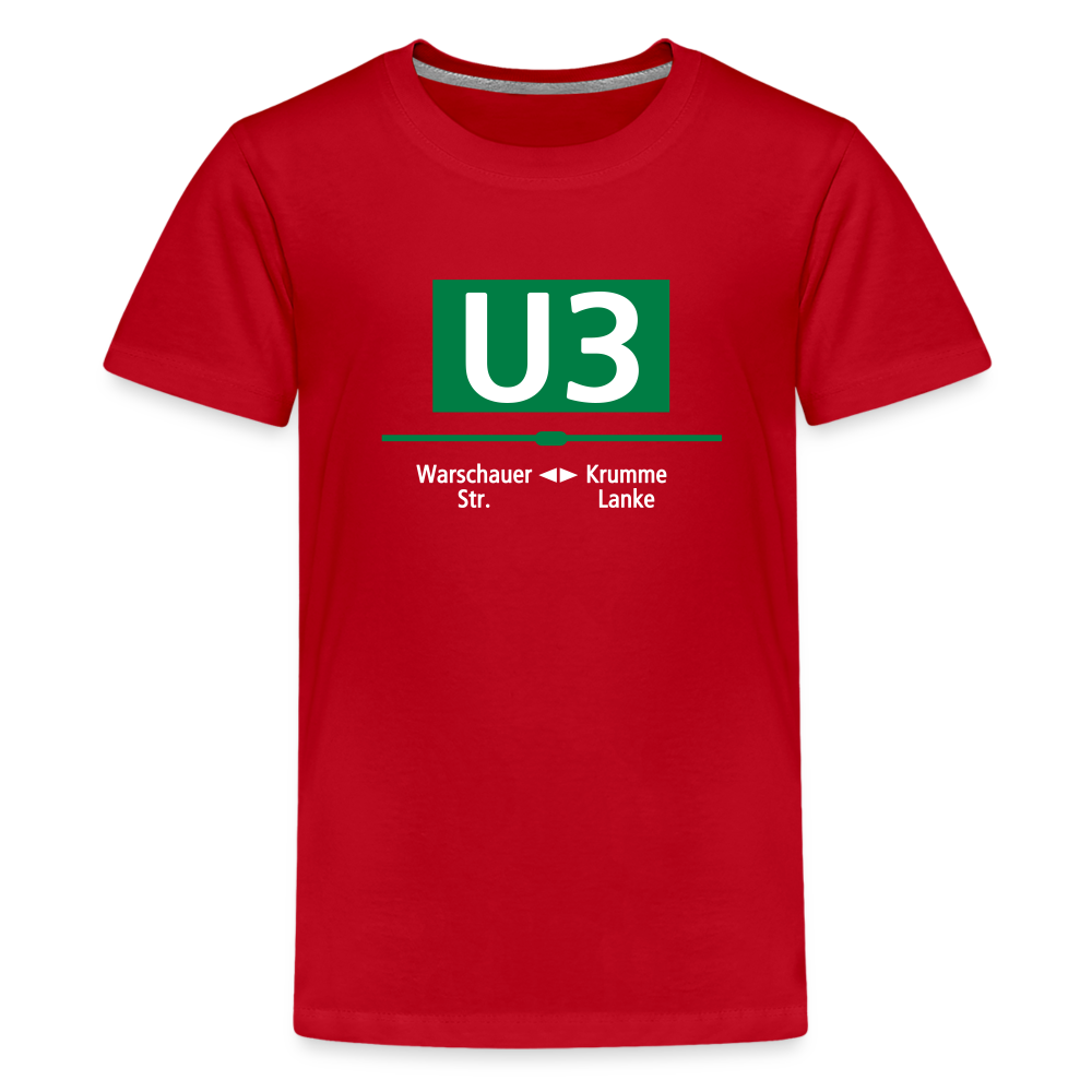 U3 - Teenager Premium T-Shirt - Rot