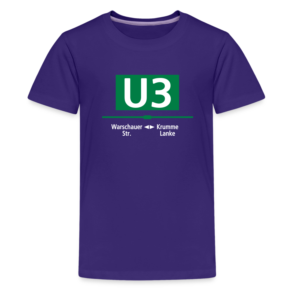 U3 - Teenager Premium T-Shirt - Lila