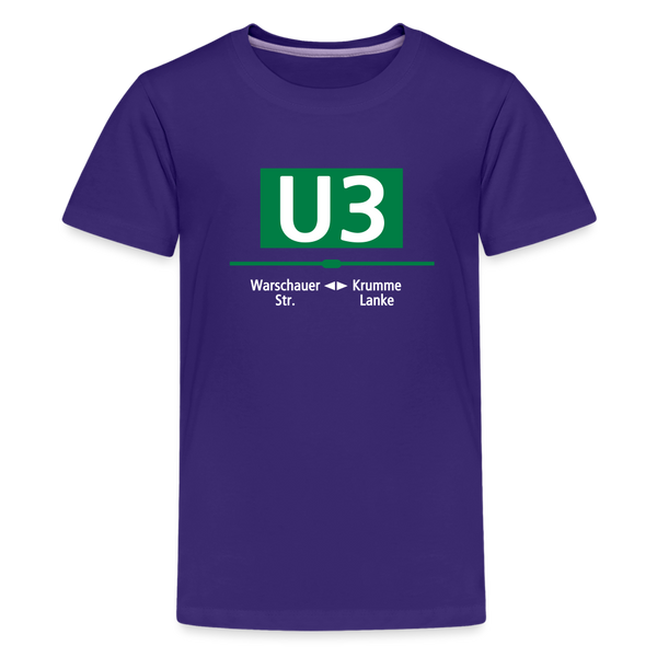 U3 - Teenager Premium T-Shirt - Lila