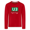 U3 - Kinder Langarmshirt - Rot