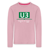 U3 - Kinder Langarmshirt - Hellrosa