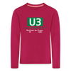 U3 - Kinder Langarmshirt - dunkles Pink