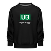 U3 - Kinder Premium Sweatshirt - Schwarz