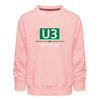 U3 - Kinder Premium Sweatshirt - Kristallrosa