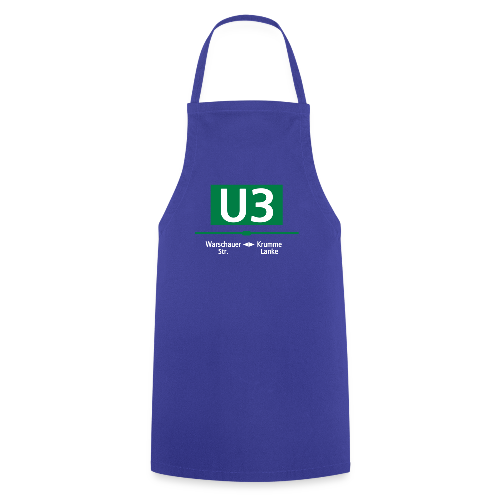 U3 - Kochschürze - Royalblau
