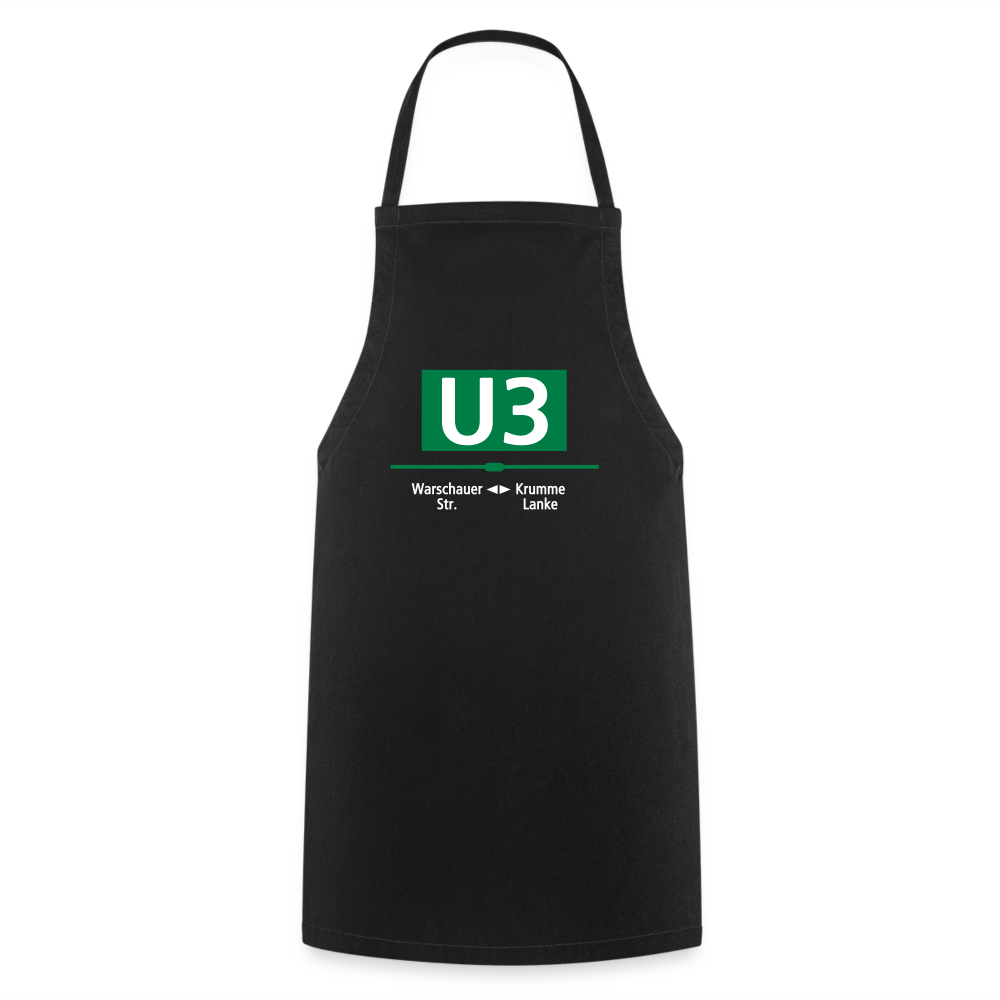 U3 - Kochschürze - Schwarz
