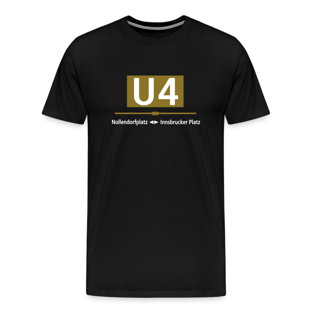 U4 - Männer Premium T-Shirt - Schwarz