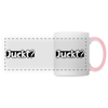 Juckt? - Tasse zweifarbig - Weiß/Pink