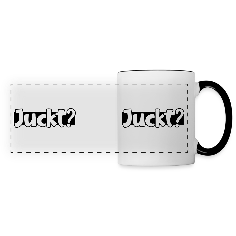 Juckt? - Tasse zweifarbig - Weiß/Schwarz