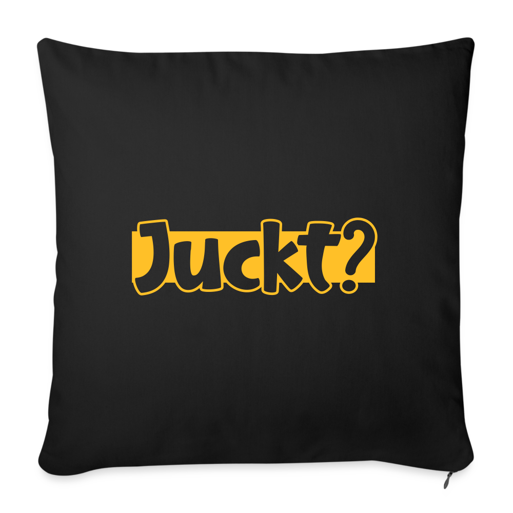 Juckt? - Sofakissen mit Füllung (45 x 45 cm) - Schwarz