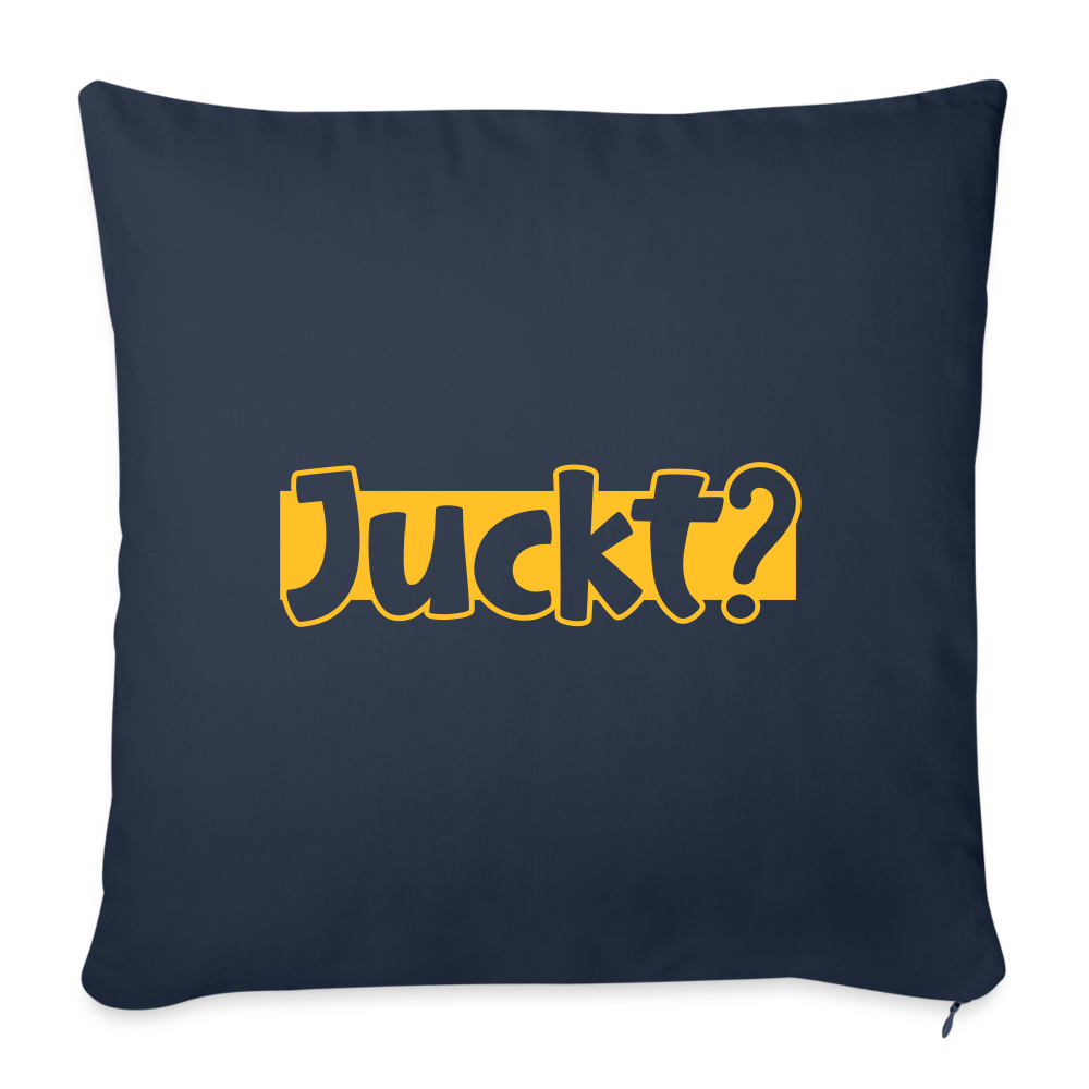 Juckt? - Sofakissen mit Füllung (45 x 45 cm) - Navy