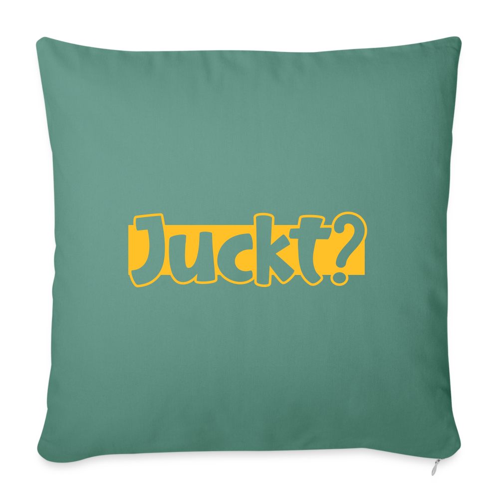 Juckt? - Sofakissen mit Füllung (45 x 45 cm) - Tanngrün
