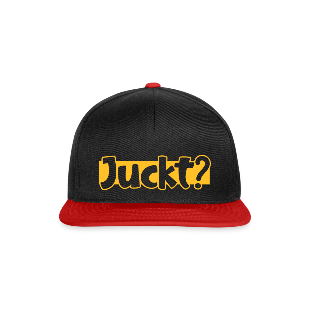 Juckt? - Snapback Cap - Schwarz/Rot