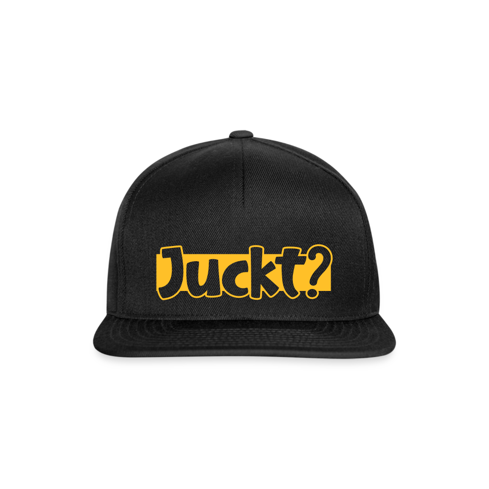 Juckt? - Snapback Cap - Schwarz/Schwarz