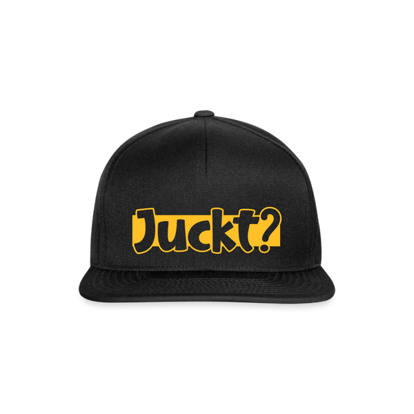 Juckt? - Snapback Cap - Schwarz/Schwarz