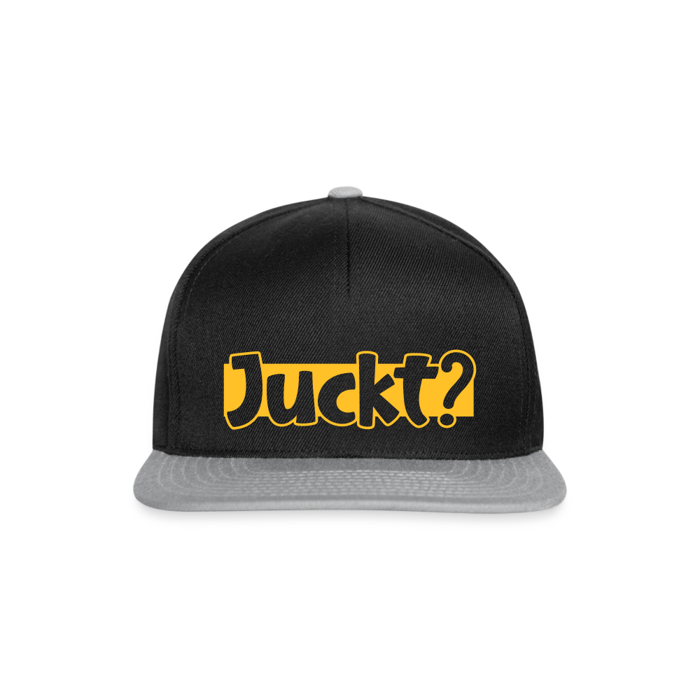 Juckt? - Snapback Cap - Schwarz/Grau