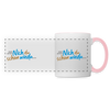 Echt jetzt? Nich du schon wieda... - Tasse zweifarbig - Weiß/Pink