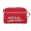 Echt jetzt? Nich du schon wieda... - Retro Tasche - Rot/Weiß