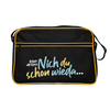 Echt jetzt? Nich du schon wieda... - Retro Tasche - Schwarz/Gold
