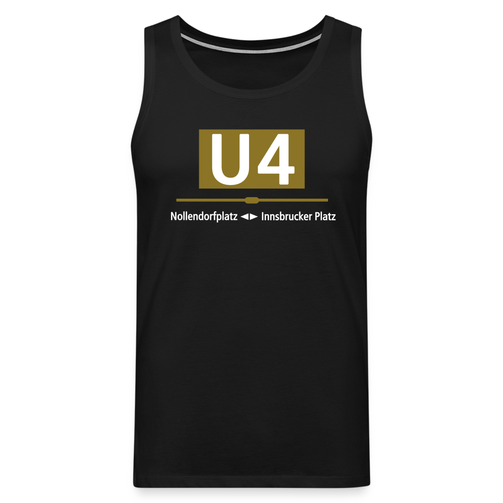 U4 - Männer Premium Tank Top - Schwarz