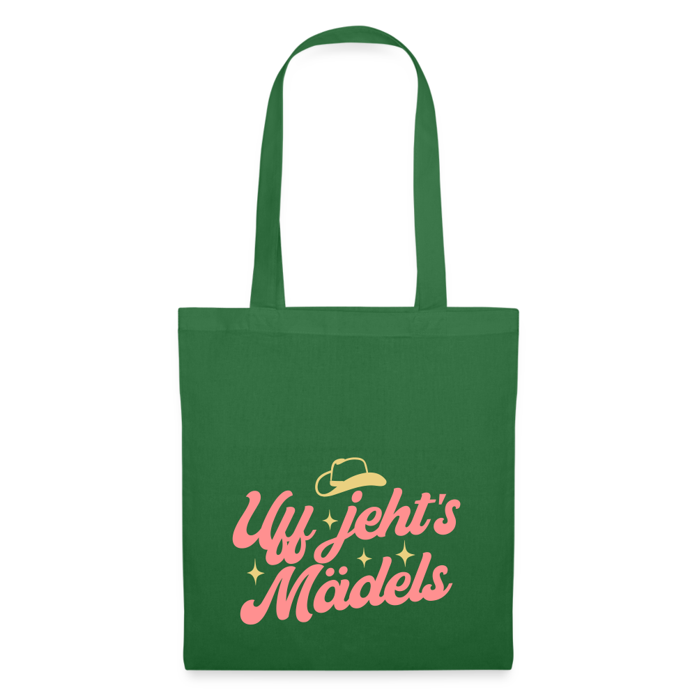 Uff jeht’s Mädels - Stoffbeutel - Fichte
