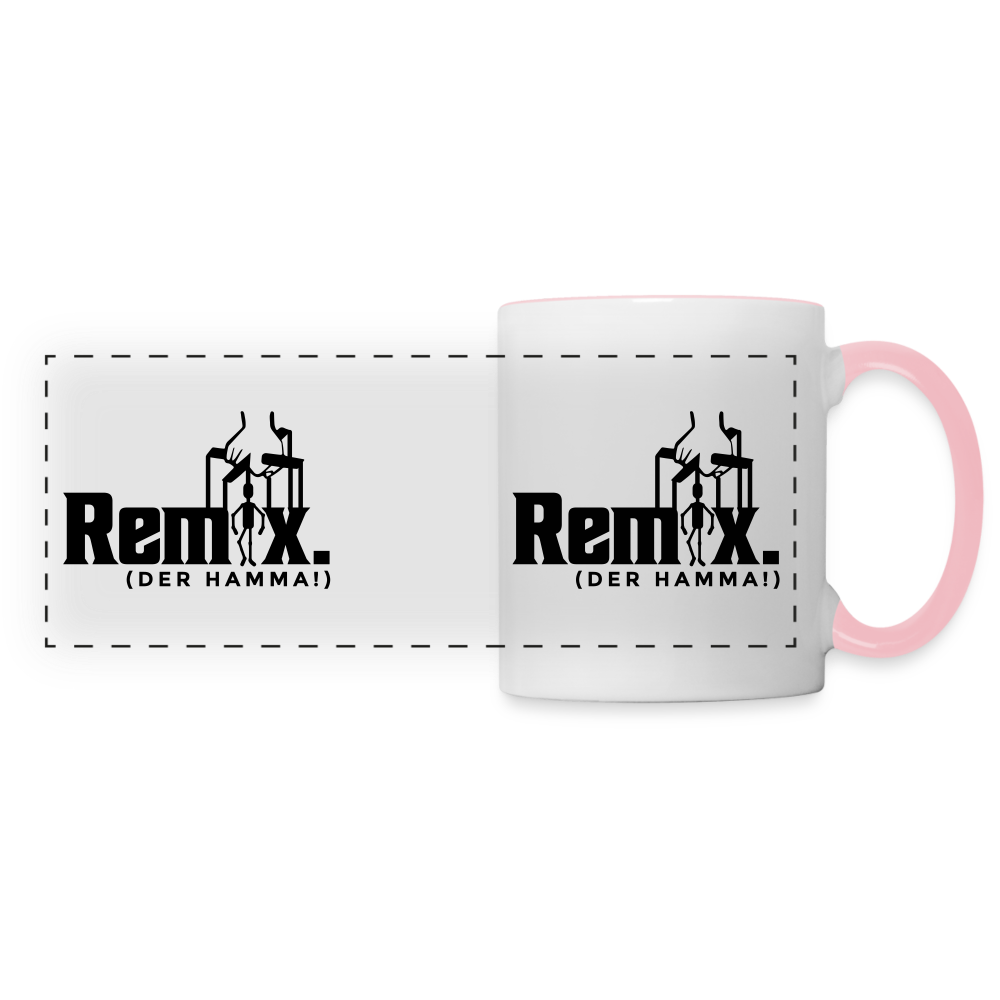 Remix. - Tasse zweifarbig - Weiß/Pink