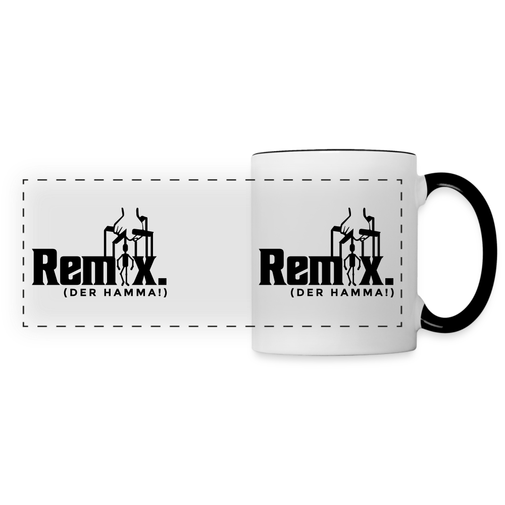 Remix. - Tasse zweifarbig - Weiß/Schwarz