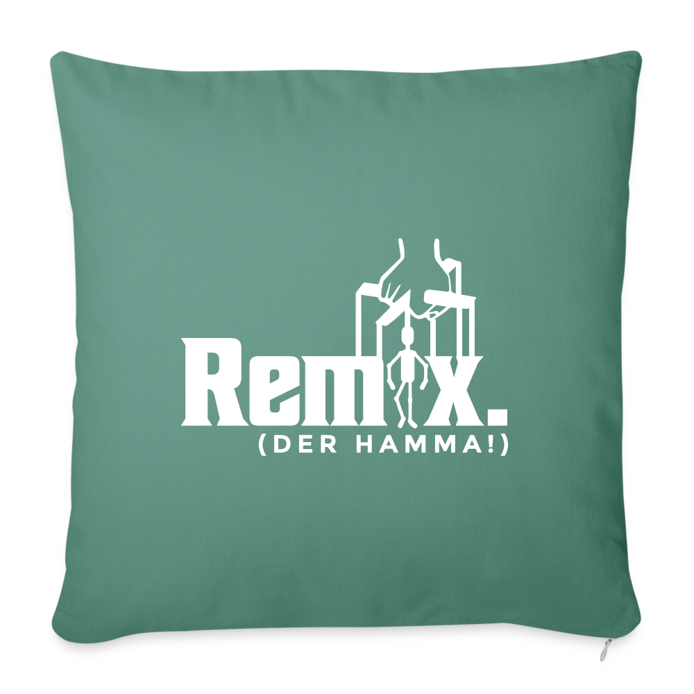 Remix. - Sofakissen mit Füllung (45 x 45 cm) - Tanngrün