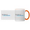 Ma kieken, dann sehn wa schon - Tasse zweifarbig - Weiß/Orange