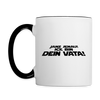 Janz jenau! Ick bin dein Vata! - Tasse zweifarbig