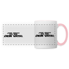 Janz jenau! Ick bin dein Vata! - Tasse zweifarbig - Weiß/Pink