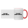 Janz jenau! Ick bin dein Vata! - Tasse zweifarbig - Weiß/Rot