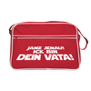 Janz jenau! Ick bin dein Vata! - Retro Tasche - Rot/Weiß