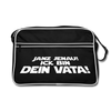 Janz jenau! Ick bin dein Vata! - Retro Tasche - Schwarz/Weiß