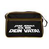 Janz jenau! Ick bin dein Vata! - Retro Tasche - Schwarz/Gold
