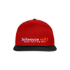 Schnauze voll? Dann halt sie mal! - Snapback Cap - Rot/Schwarz