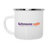 Schnauze voll? Dann halt sie mal! - Emaille Tasse